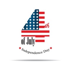 US independence day label