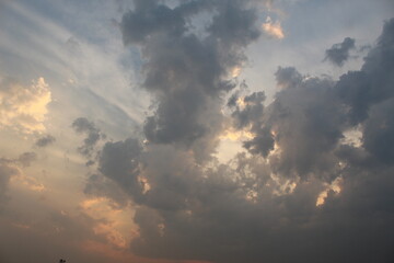 clouds in the sky