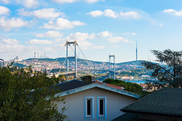 Istanbul Bosphorus Bridge in istanbul, turkey.