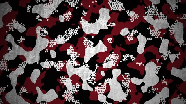 Red camouflage background