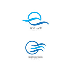 Waves Logo Template vector symbol