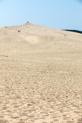 The Dune of Pilat, the tallest sand dune in Europe. La Teste-de-Buch, Arcachon Bay, Aquitaine, France