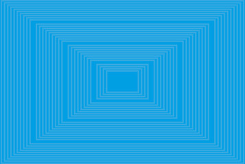 Blue background with transitions. Retreating rectangles.