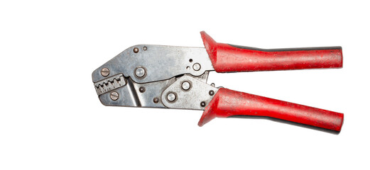 Electrician pliers, isolated with clipping path.