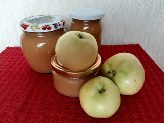 apples and apple jam
