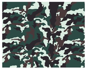 camouflage pattern military background vector