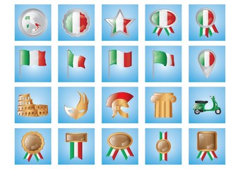 Collection of italian items