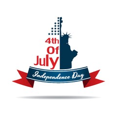 US independence day label