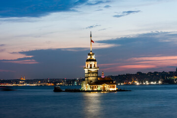 Obraz premium Maidens Tower in Istanbul, Turkey.