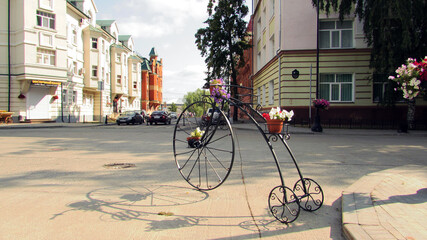 Fototapeta premium bikes in the city