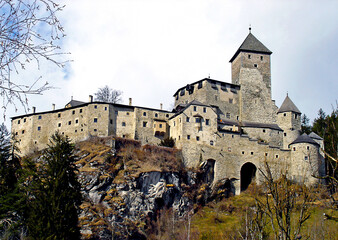 Fototapeta na wymiar Italy, Trentino Alto Adige, Bolzano, Campo Tures, val Pusteria, March, 04 2008, visit to the castle of Taufers
