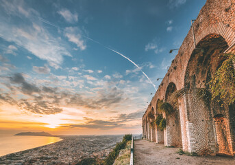 Terracina, Italy. Remains Of Temple Of Jupiter Anxur © Great Brut Here
