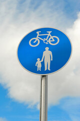 Bikes and Pedestrians path signal