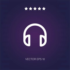 headphones vector icon