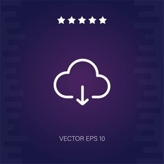cloud computing vector icon