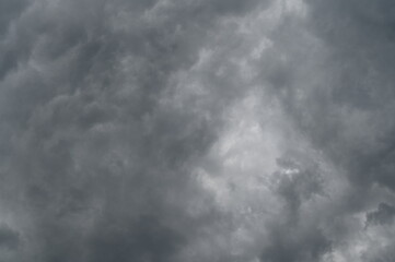 sky background of gray atmospheric clouds