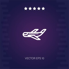 airplane vector icon