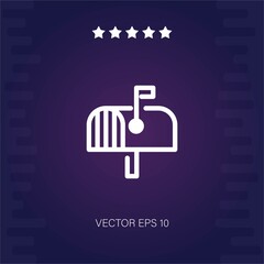 mailbox vector icon