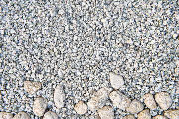 砂利と小石