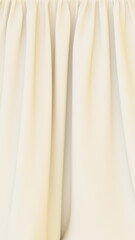 Obraz premium White curtain. Light creamy fabric. Beautiful background. High resolution.