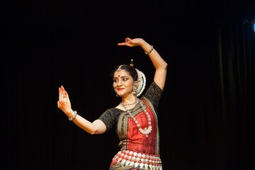 A highly talented odissi dancer