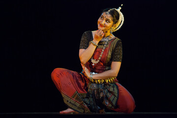 A highly talented odissi dancer