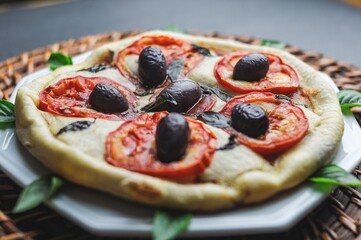 Cole Pizza de tomate