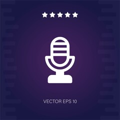 microphone vector icon