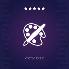 palette vector icon