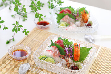 お造り　三種盛り