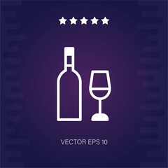 wine vector icon
