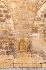 Fototapeta na wymiar Mor Behnam (Kirklar) church in Mardin, Turkey. Detail of the church.