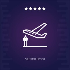 take off vector icon