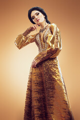arabian woman in traditional dress