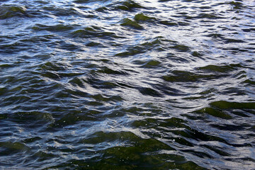 water flowing into the water