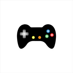 Game pad icon vector design. Joystick icon vector template. Joystick logo template