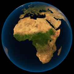 Erdkontinent Afrika © vmdesignvideo