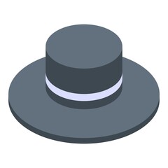 Sweden hat icon. Isometric of Sweden hat vector icon for web design isolated on white background