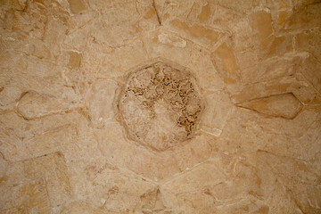 Kasimiye Madrasa Dome Mardin, Turkey. Detail from the entrance of madrasa.