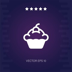 cupcake vector icon