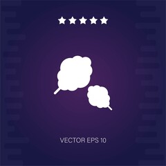 cotton candy vector icon