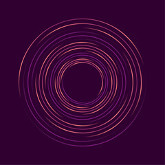 Abstract Purple Colorful Lines Vector Illustration