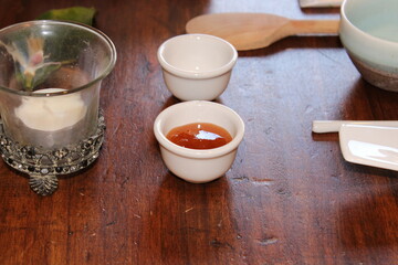 spa experience hand treatment with honey and sugar