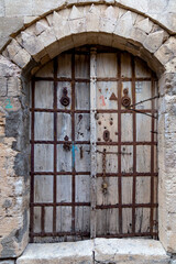 Detail from view of the narrow streets of the historic Mardin. Mardin, Turkey.