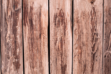 Old wooden wall background or texture, copy space