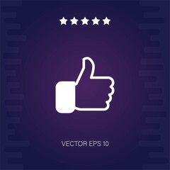 Obraz premium like vector icon