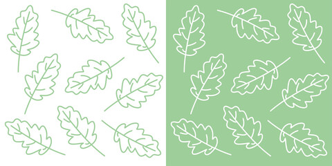 Stylish background with falling autumn leaves. Vector illustration.
