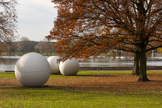 Aasee im Herbst