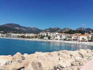 Fototapeta premium paysage Menton 