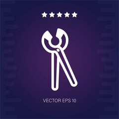 pliers vector icon